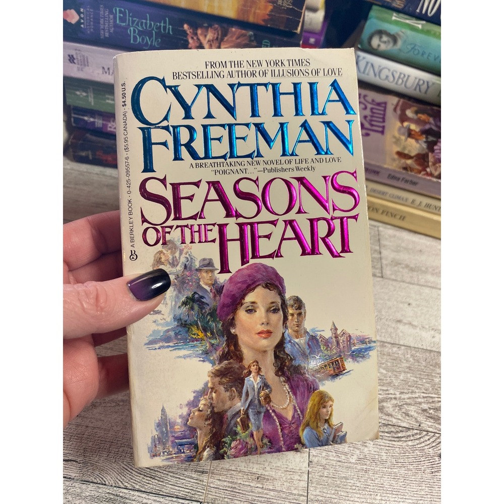 Seasons of the Heart Cynthia‎ Freeman Paperback Historical Romance Novel 1986